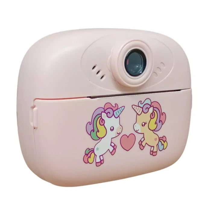 Children’s Instant Digital Print Camera for Kids - Black & White Printing Roll